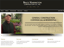 Tablet Screenshot of bharringtonconstruction.com
